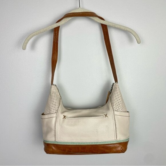 The Sak Off-White Leather Hobo Shoulder Bag‎ - Picture 2 of 16